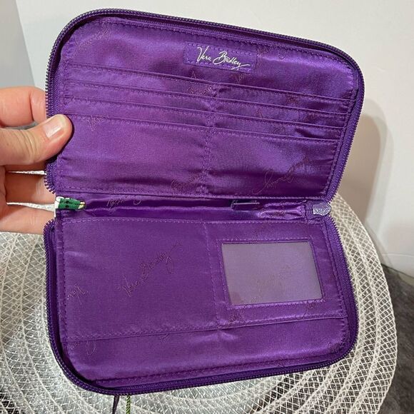 Vera Bradley Zip Around Wallet Viva la Vera NWT - Picture 6 of 7